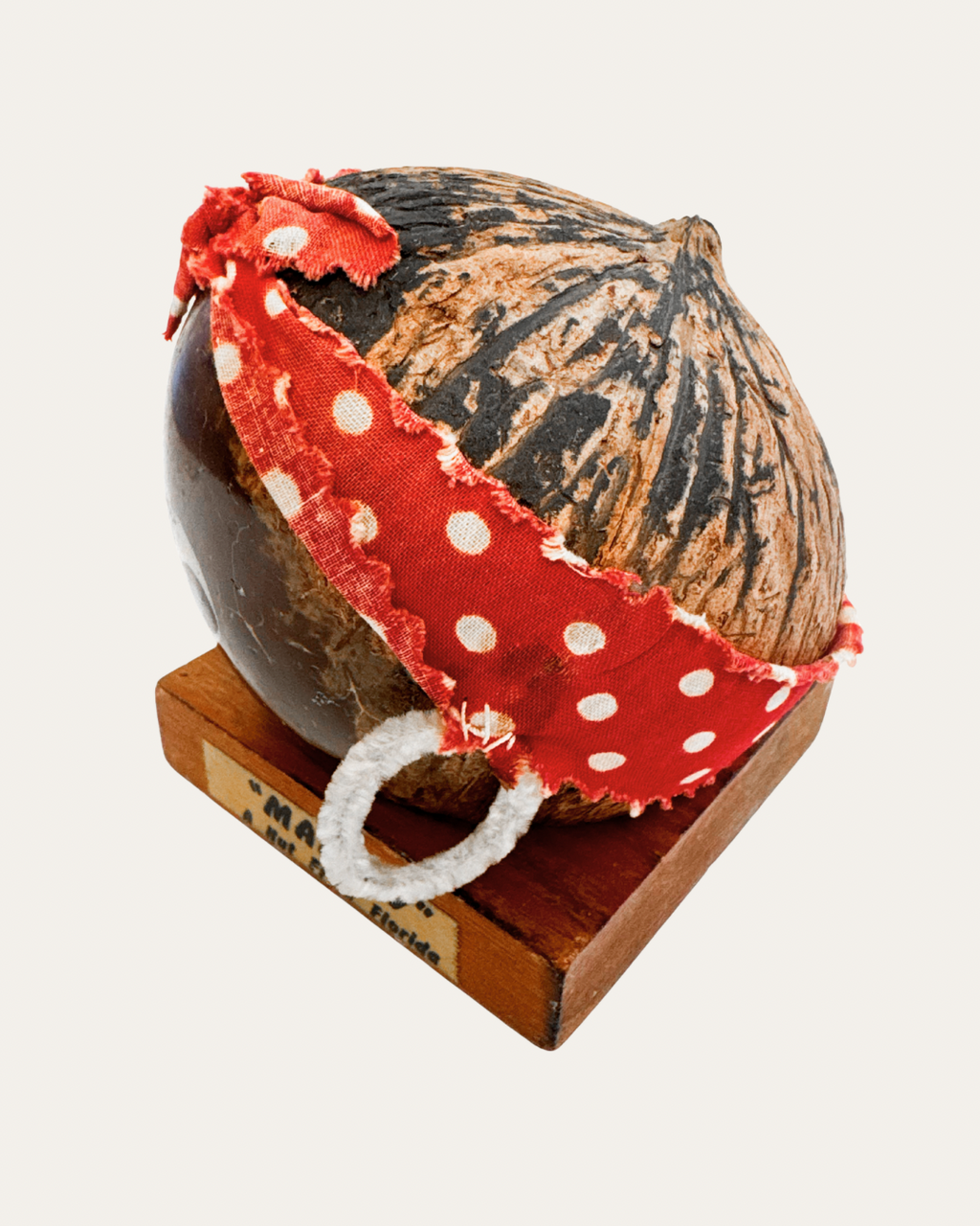 “Mammy” Coconut Coin Bank – c. 1950s, Island Trader Novelty Co., Miami FL | Vintage Curio