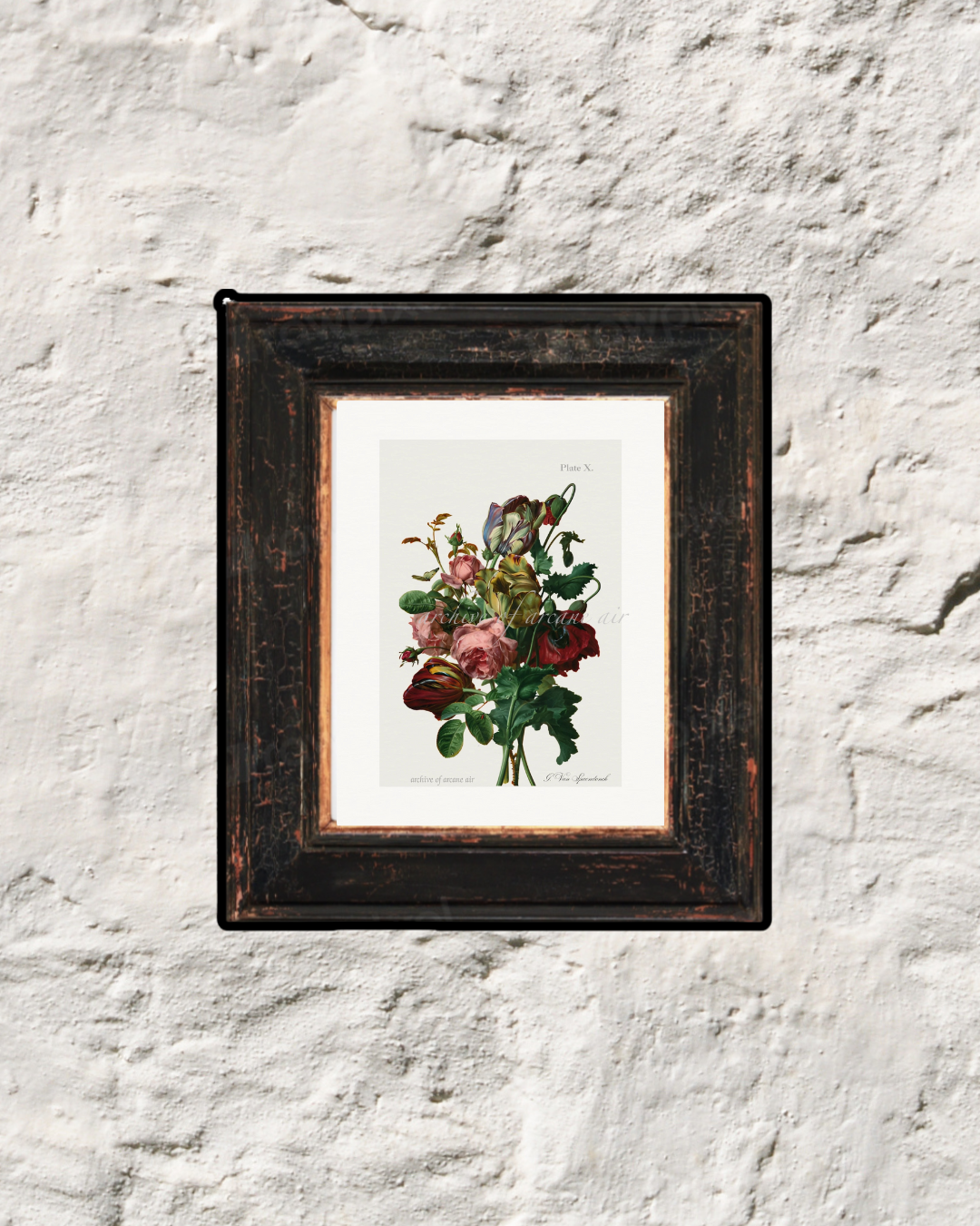 Bouquet of Flowers – Gérard van Spaendonck,  c. 1785 | Botanical Print