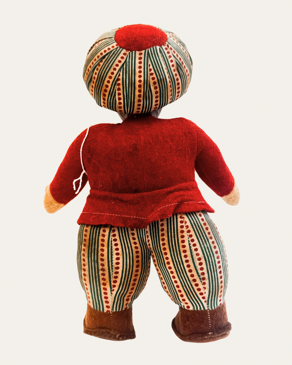 Felt & Cloth Folk Doll – c. 1930s–40s | Vintage Curio