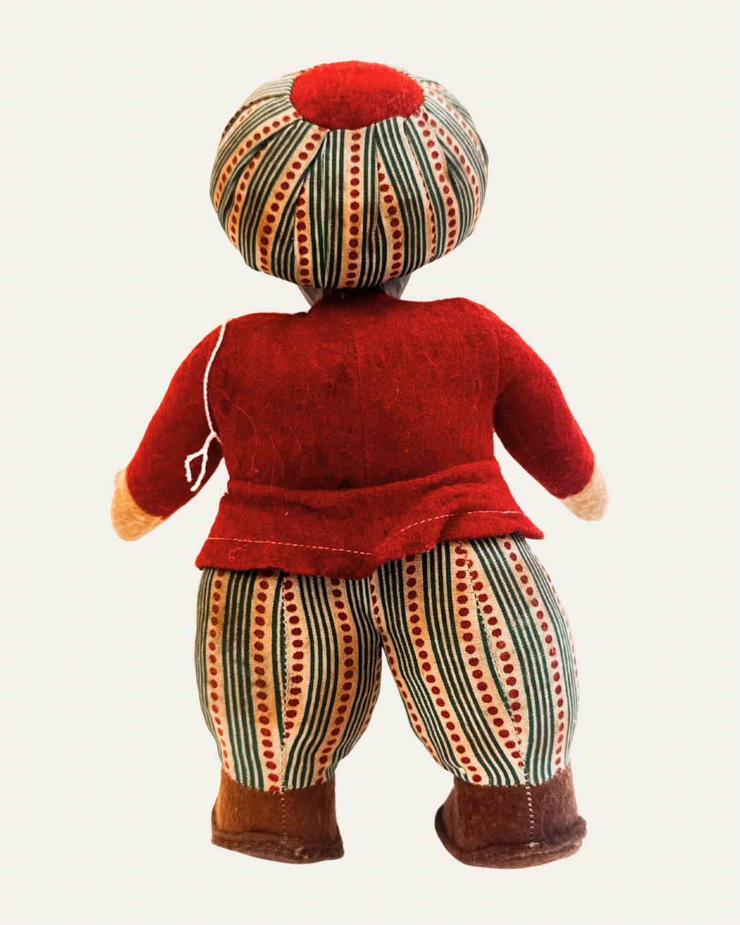 Felt & Cloth Folk Doll – c. 1930s–40s | Vintage Curio